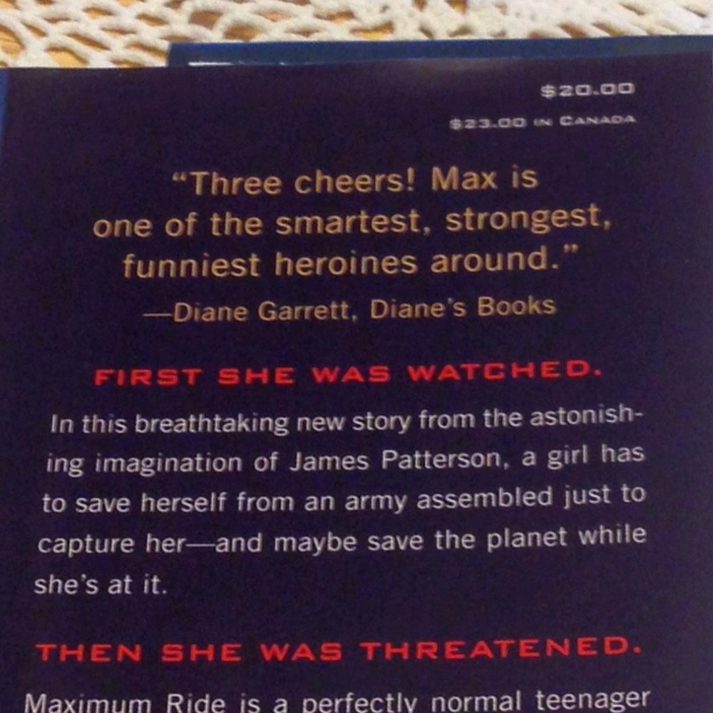 James Patterson Maximum Ride, The Final Warning - Picture 5 of 7
